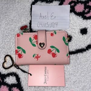 PINK Cherry Juicy Couture Wallet / Card Holder BNWT HTF Viral